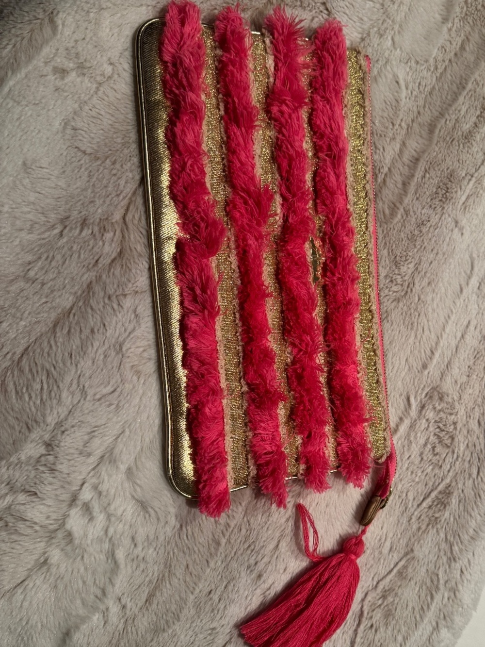 Lilly Pulitzer Fiji Fringe Beach Clutch